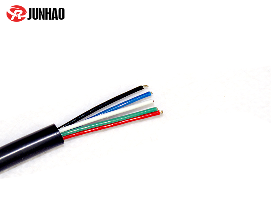 5 Core FEP and Insulated Silicone Rubber 25 awg Wire 2
