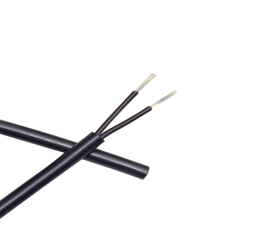 Silicone Rubber Insulated 2 Core Power Wire 26 awg Silicone Wire 3mm 3