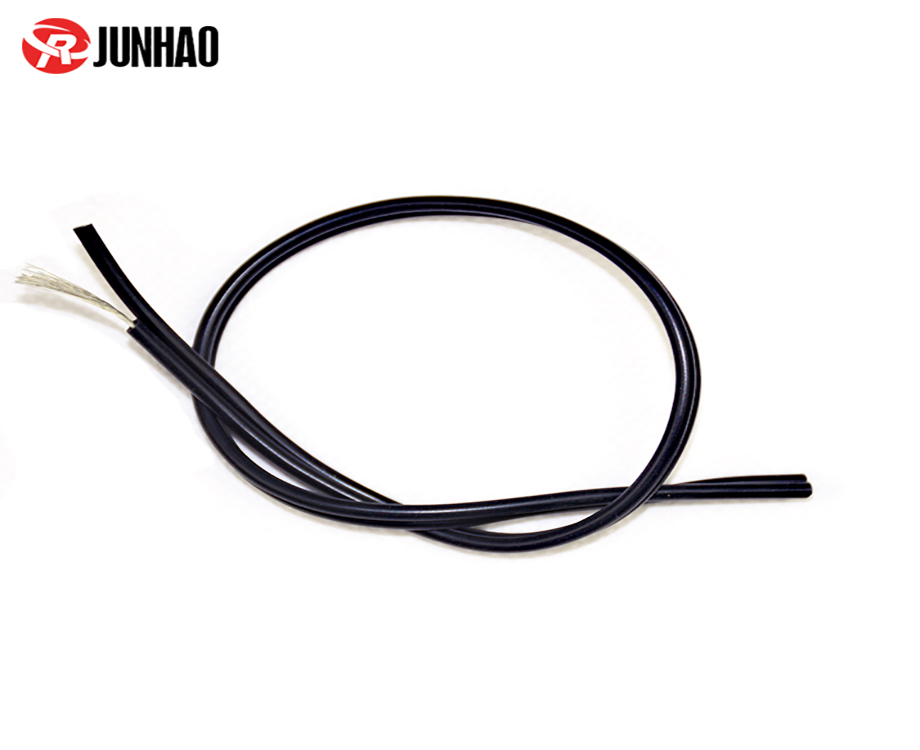 22 awg Flexible Silicone Rubber 2 Pin Flat Ribbon Electric Cable 3